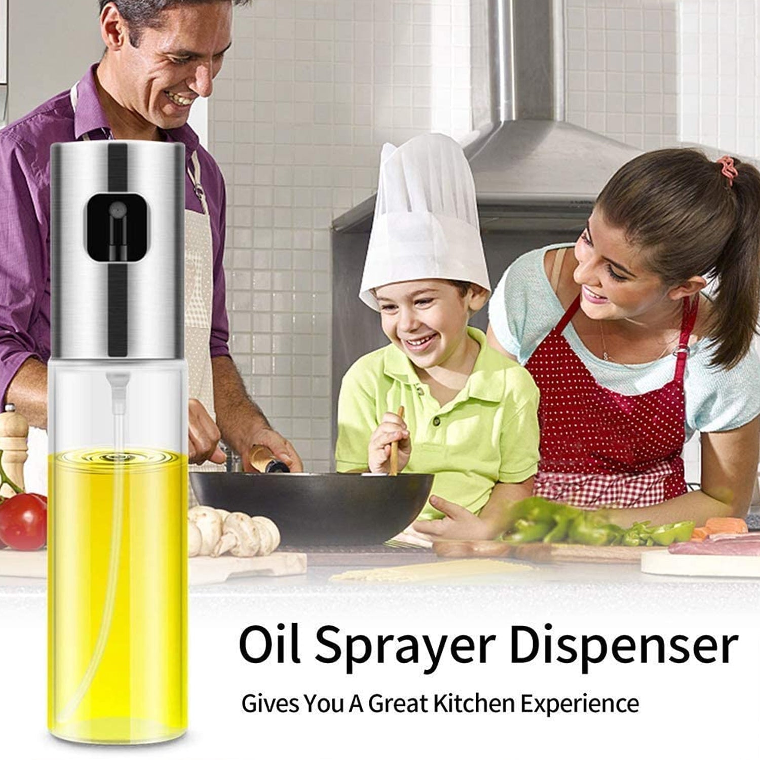 7126 Oil Sprayer Dispenser, Oil Versatile Glass Spray Bottle For Cooking & Multi Use Bottle DeoDap 7126 Oil Sprayer Dispenser, Oil Versatile Glass Spray Bottle For Cooking & Multi Use Bottle DeoDap
